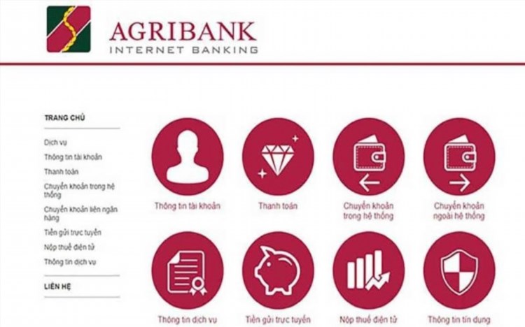Agribank triển khai mô hình ngân hàng điện tử giúp khách hàng sử dụng thuận tiện.