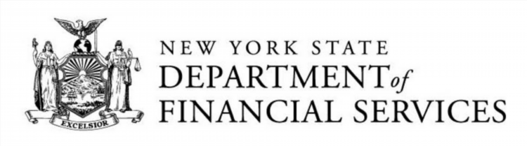 NYDFS là viết tắt của New York State Department of Financial Services, tổ chức quản lý và giám sát các hoạt động tài chính và bảo hiểm tại tiểu bang New York, Hoa Kỳ.