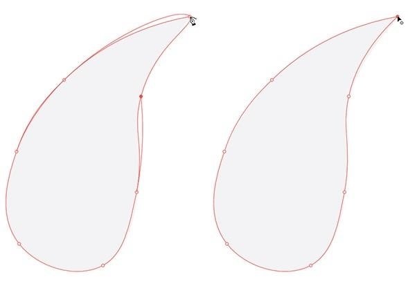 Cách dùng công cụ Curve trong trí tuệ nhân tạo để vẽ đường cong.