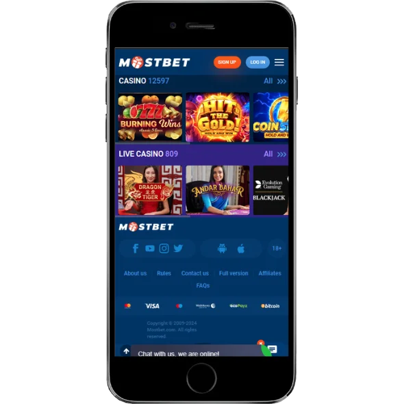 Payment Methods Mostbet App