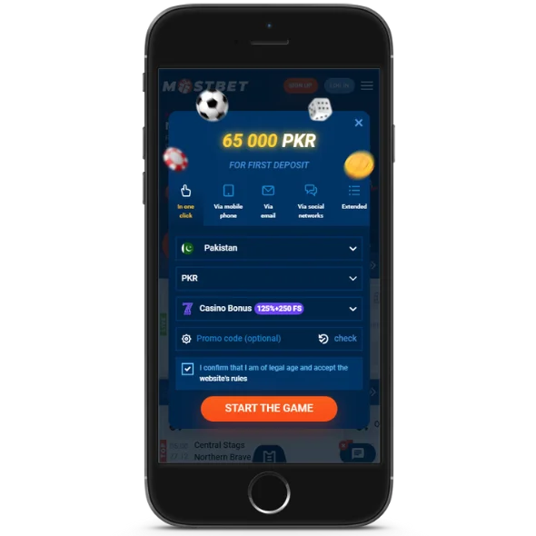 Register at Mostbet App